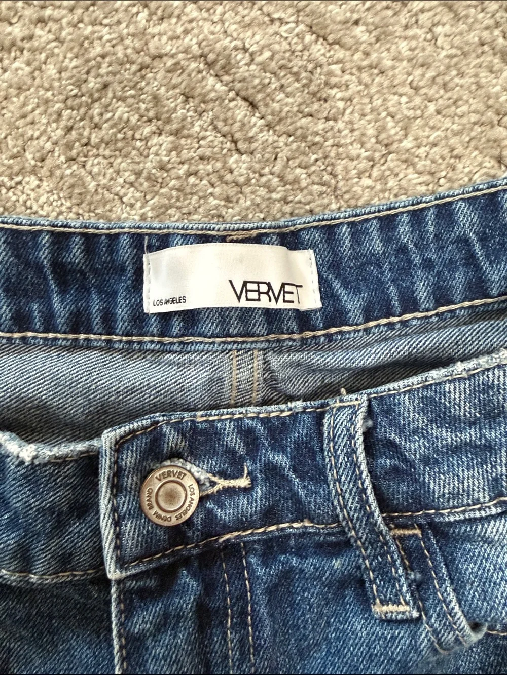 Vervet denim shorts